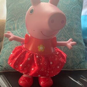 Peppa Pig Red Dress Toy Figure